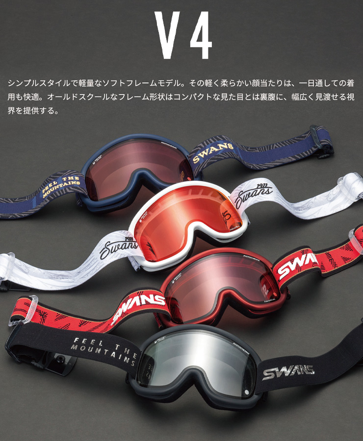 SWANS スキー/スノーボードゴーグル プロモデル SWANS＜スワンズ＞2024-2025年NEWモデルヘルメット・ゴーグル