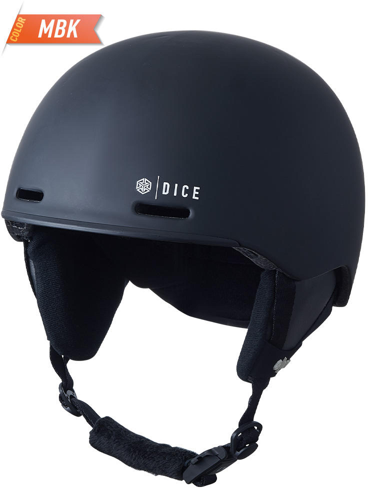 Dice D6 スノーヘルメット S/Mサイズ 2026 DICE ダイス D6 ヘルメット マットブラック スキー スノーボード
