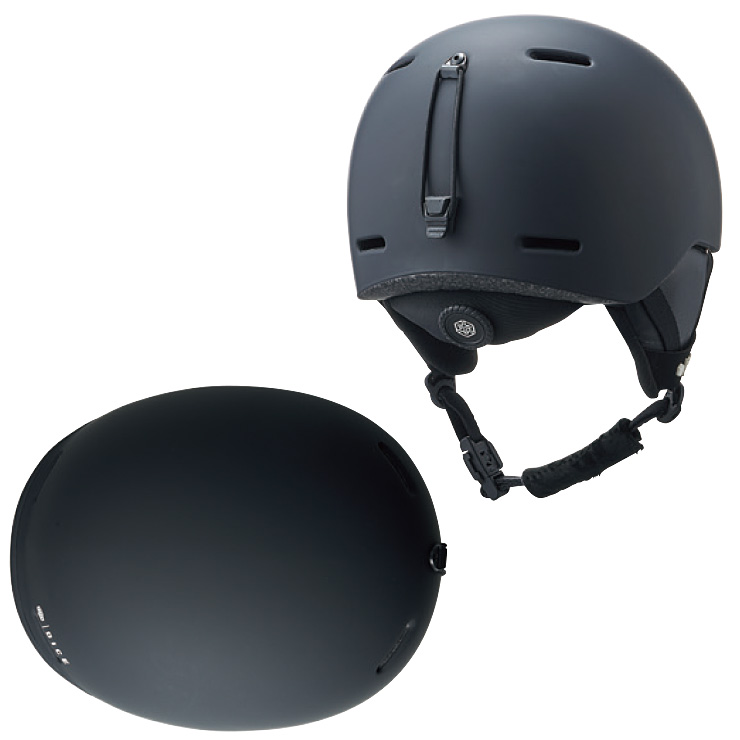 Dice スノーボード用ヘルメット マットブラック　使用回数1回 Dice スノーボード用ヘルメット マットブラック 使用回数1回 Dice