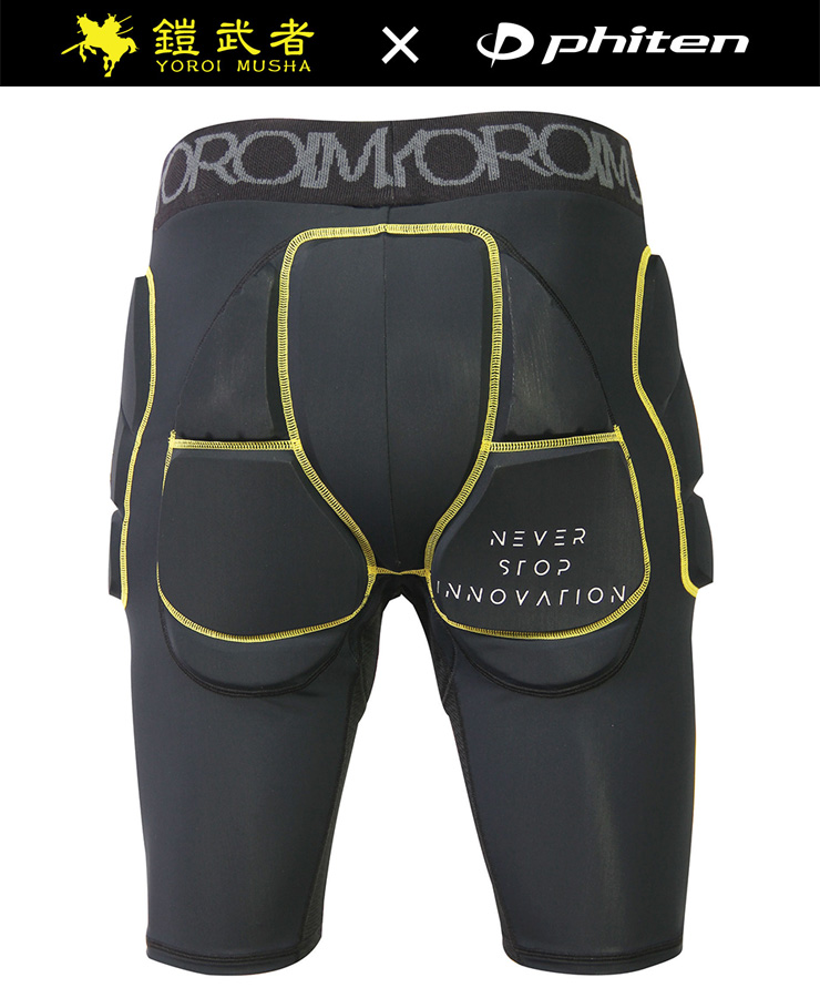 鎧武者 ヨロイムシャ ファイテン phiten x SHORT HIP PROTECTOR YM