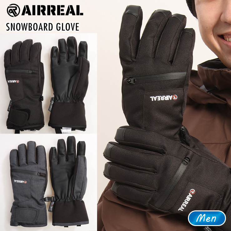 新品未使用タグ付き　ASAUCE MELER グローブ　手袋 AIRREAL エアリアル スノーボード グローブ スキー AR-6581 メンズ