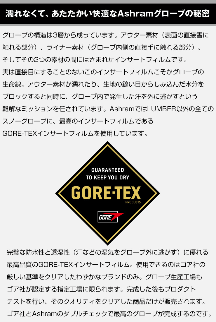 正規品 24-25 ASHRAM アシュラム DGMA ドグマ スノーボードグローブ