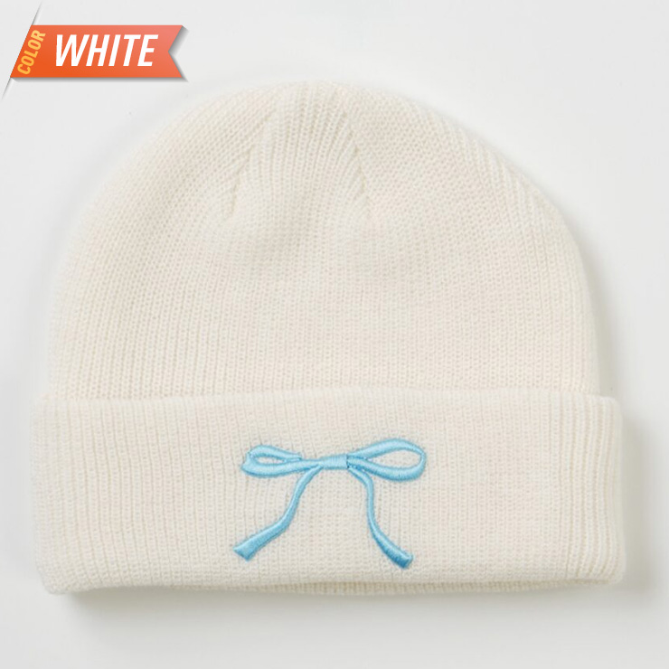 6KNOT シックスノット 3D BOW CUFF BEANIE ボウカフビーニー ニット帽