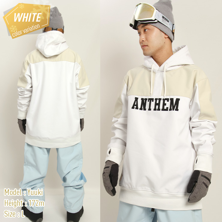 22-23 ANTHEM アンセム SHOULDER PATCH HOODIE フーディ パーカー ジャケット スノーボード ウェア スノーウェア  スキーウェア