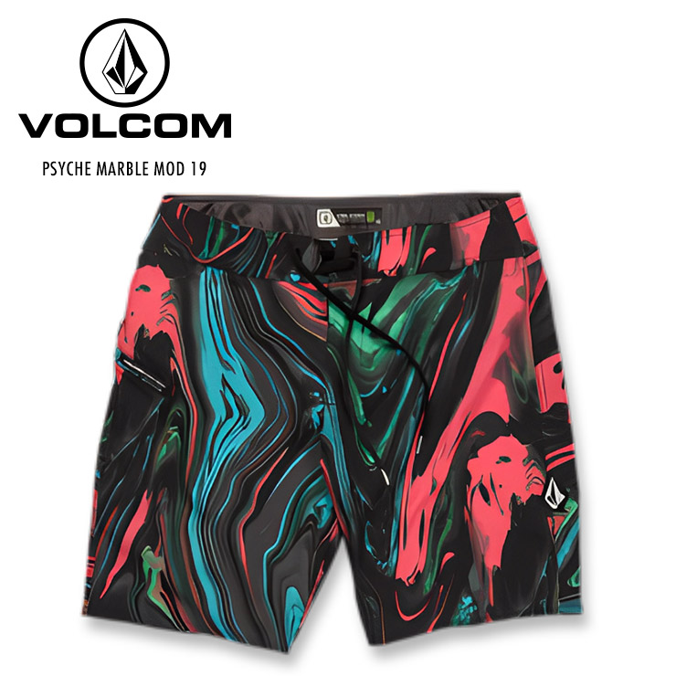 【激レア】VOLCOM MOD-TECH 水着 36 ハワイ ボルコム VOLCOM ボルコム PSYCHE MARBLE MOD-TECH TRUNKS 19 A0822305