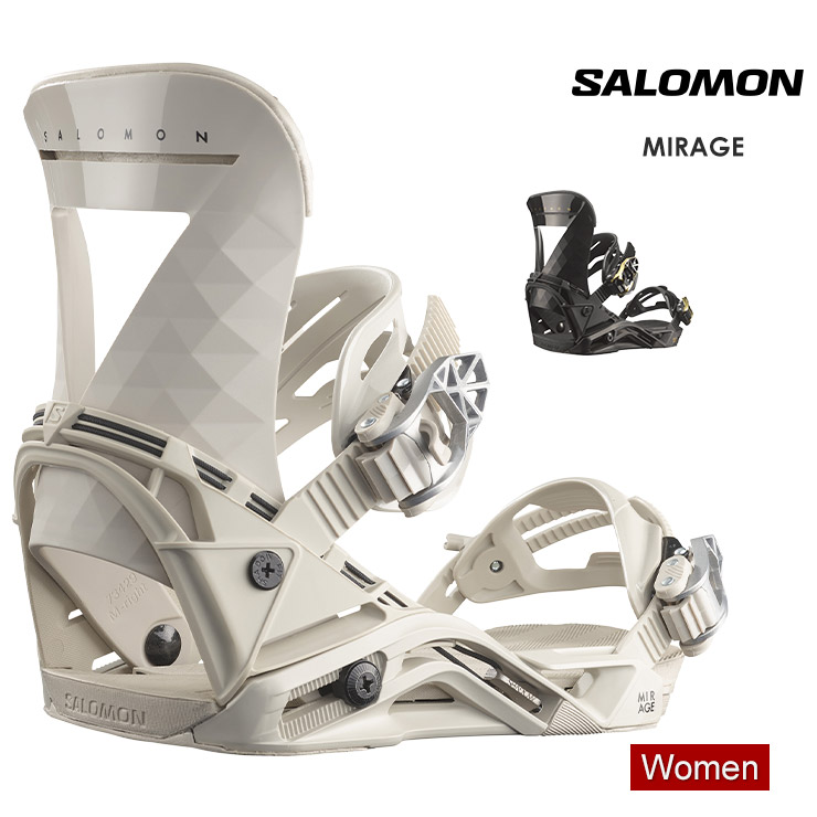⭐️大人気モデル⭐️SALOMON MIRAGE（ブラック）バインディング Salomon 『 MIRAGE 』 24-25 snowboard スノーボード サロモン