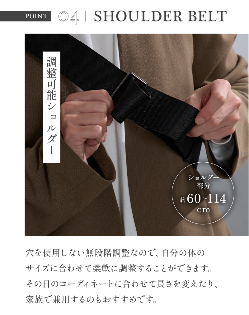 ボディバッグ ショルダーバッグ メンズ レディース 本革 大容量 使いやすい おしゃれ 30代 40代 50代 ラシエム |  | 13