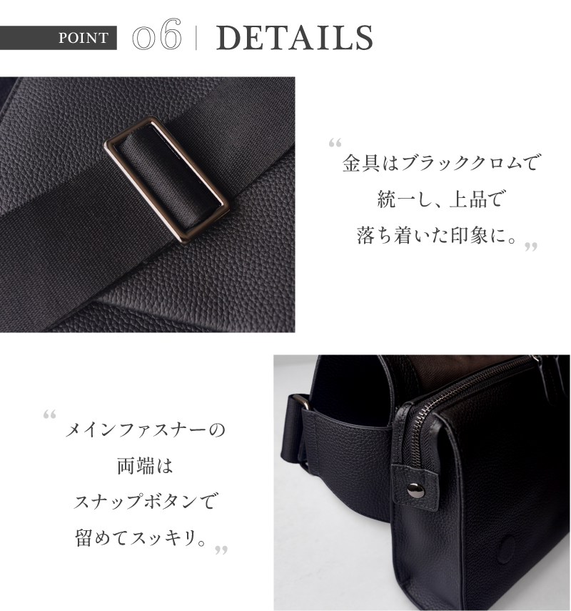 ボディバッグ ショルダーバッグ メンズ レディース 本革 大容量 使いやすい おしゃれ 30代 40代 50代 ラシエム |  | 15