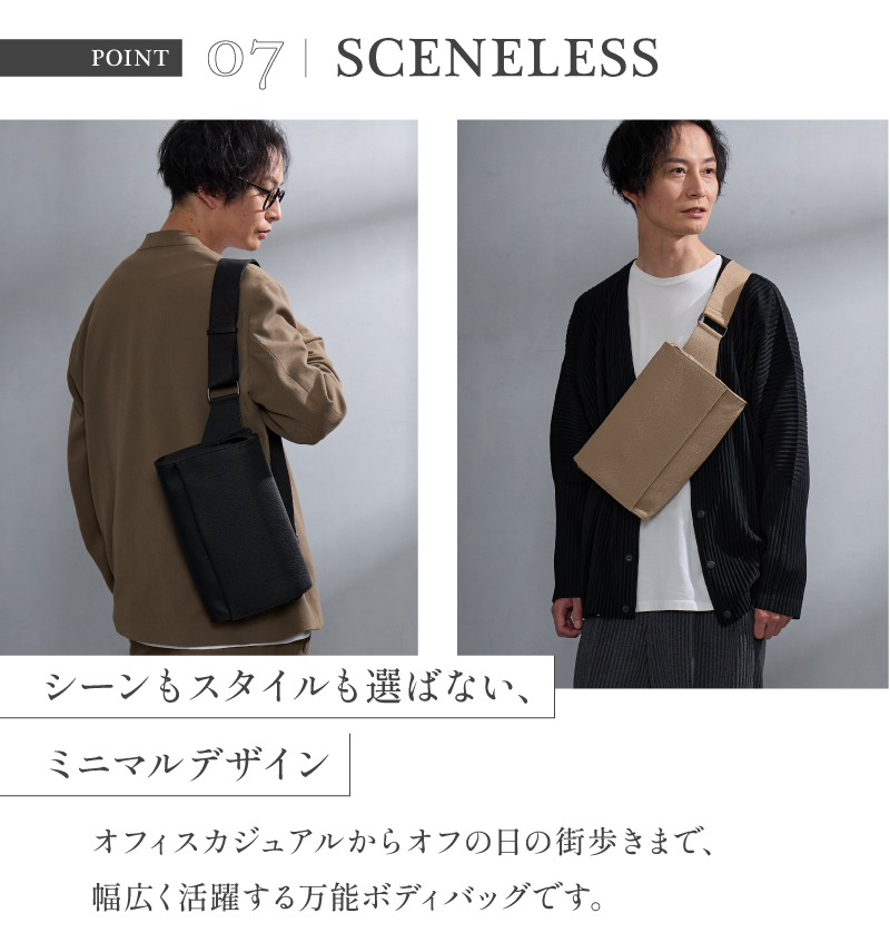 ボディバッグ ショルダーバッグ メンズ レディース 本革 大容量 使いやすい おしゃれ 30代 40代 50代 ラシエム |  | 16