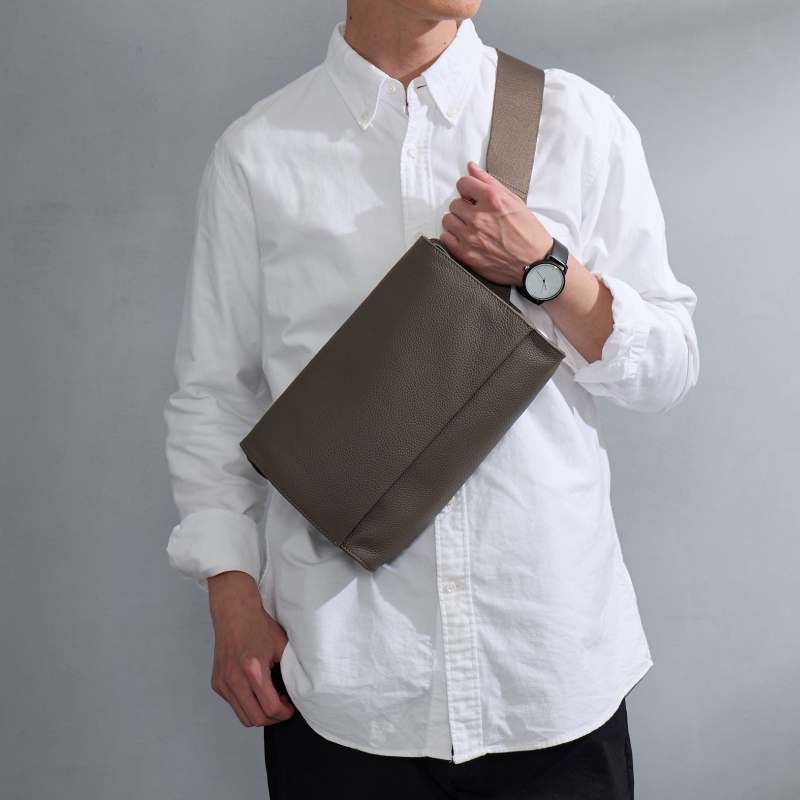 ボディバッグ ショルダーバッグ メンズ レディース 本革 大容量 使いやすい おしゃれ 30代 40代 50代 ラシエム |  | 02