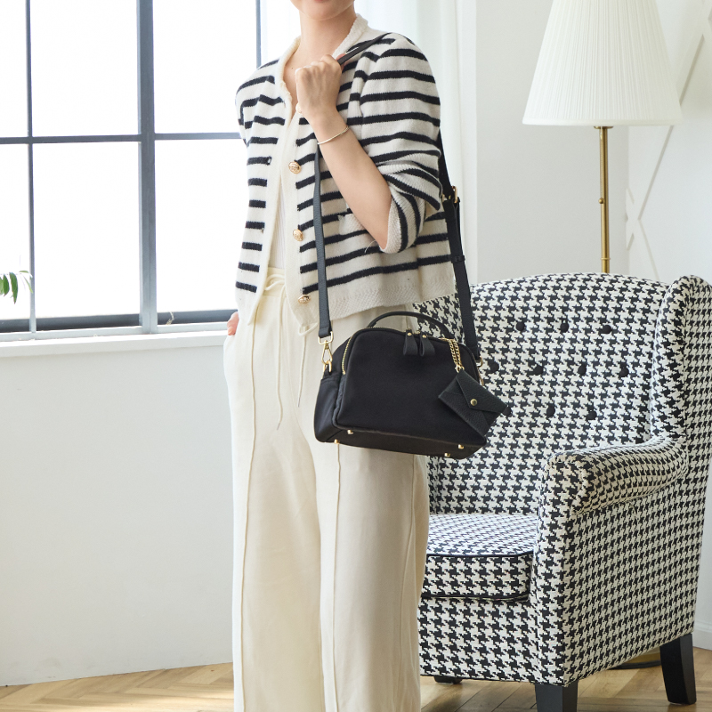 ショルダーバッグ レディース ナイロン 軽量 ミニ ボストンバッグ 小さいカバン 斜めがけ 撥水 2way かわいい おしゃれ 30代 40代 50代 ラシエム | LASIEM | 01