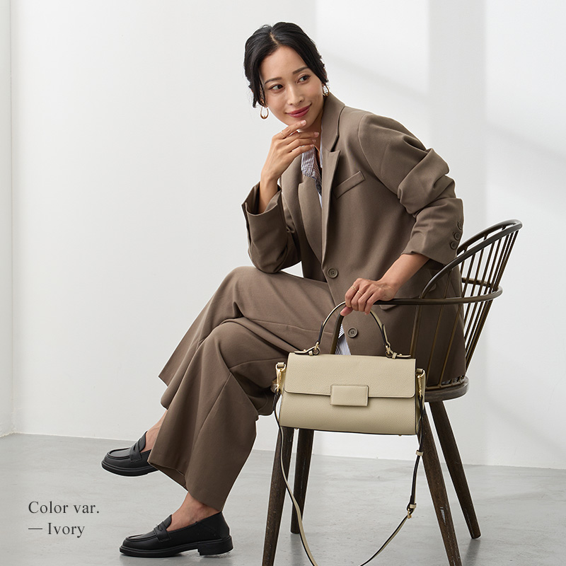 ハンドバッグ レディース 本革 ショルダーバッグ 斜めがけバッグ 小さいカバン 大人 かわいい おしゃれ フォーマル 30代 40代 50代 ラシエム | LASIEM | 10