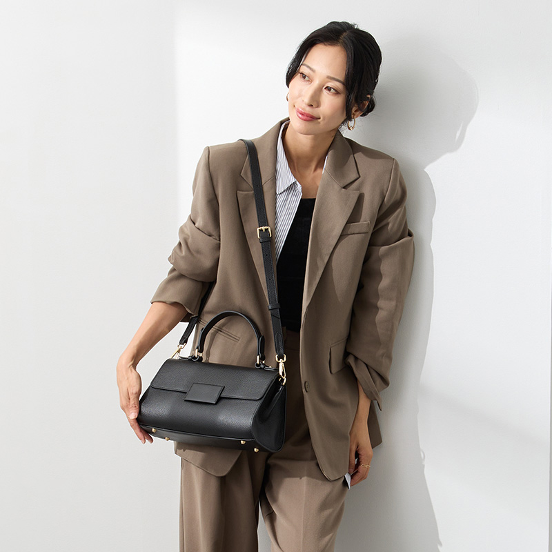 ハンドバッグ レディース 本革 ショルダーバッグ 斜めがけバッグ 小さいカバン 大人 かわいい おしゃれ フォーマル 30代 40代 50代 ラシエム | LASIEM | 01