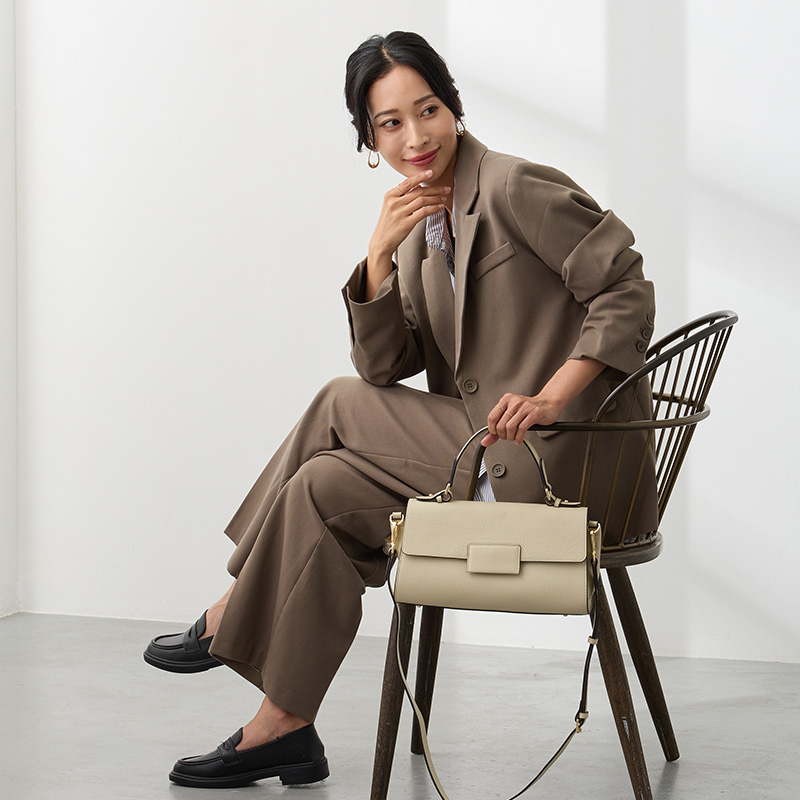 ハンドバッグ レディース 本革 ショルダーバッグ 斜めがけバッグ 小さいカバン 大人 かわいい おしゃれ フォーマル 30代 40代 50代 ラシエム | LASIEM | 03