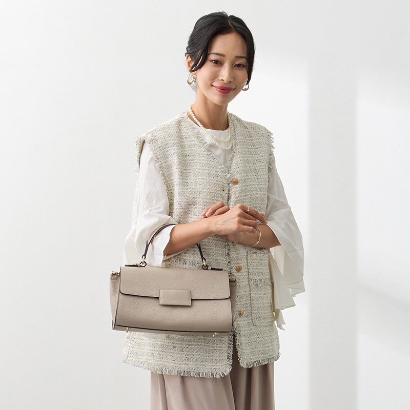 ハンドバッグ レディース 本革 ショルダーバッグ 斜めがけバッグ 小さいカバン 大人 かわいい おしゃれ フォーマル 30代 40代 50代 ラシエム | LASIEM | 02