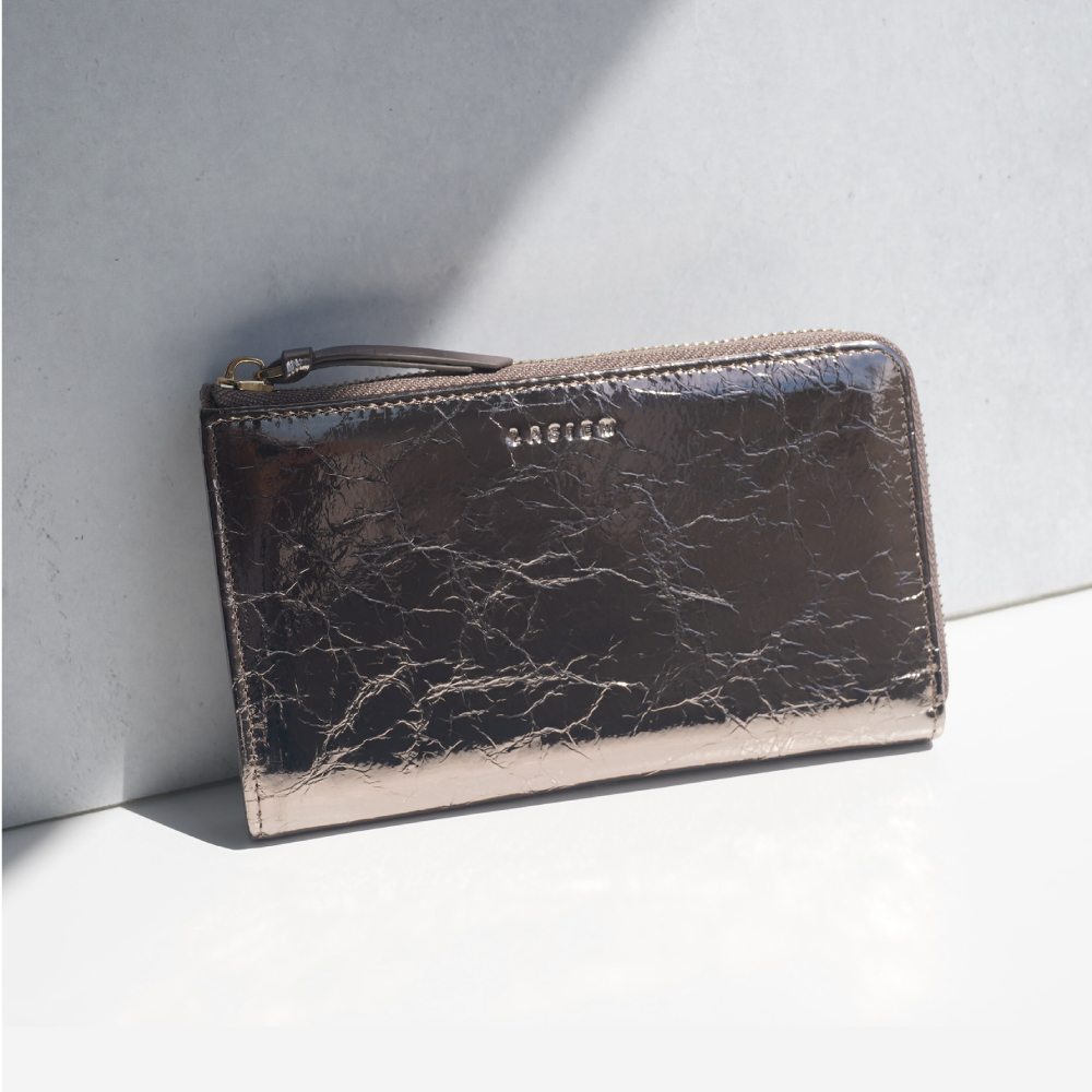 長財布 レディース 本革 小さい長財布 小さめ 小さい財布 短い長財布 ゴールド L字ファスナー スキミング防止 30代 40代 50代 ラシエム | LASIEM | 04