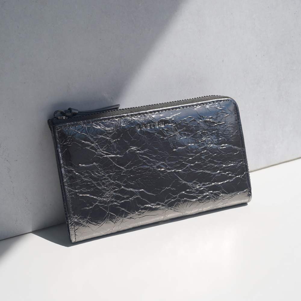 長財布 レディース 本革 小さい長財布 小さめ 小さい財布 短い長財布 ゴールド L字ファスナー スキミング防止 30代 40代 50代 ラシエム | LASIEM | 03