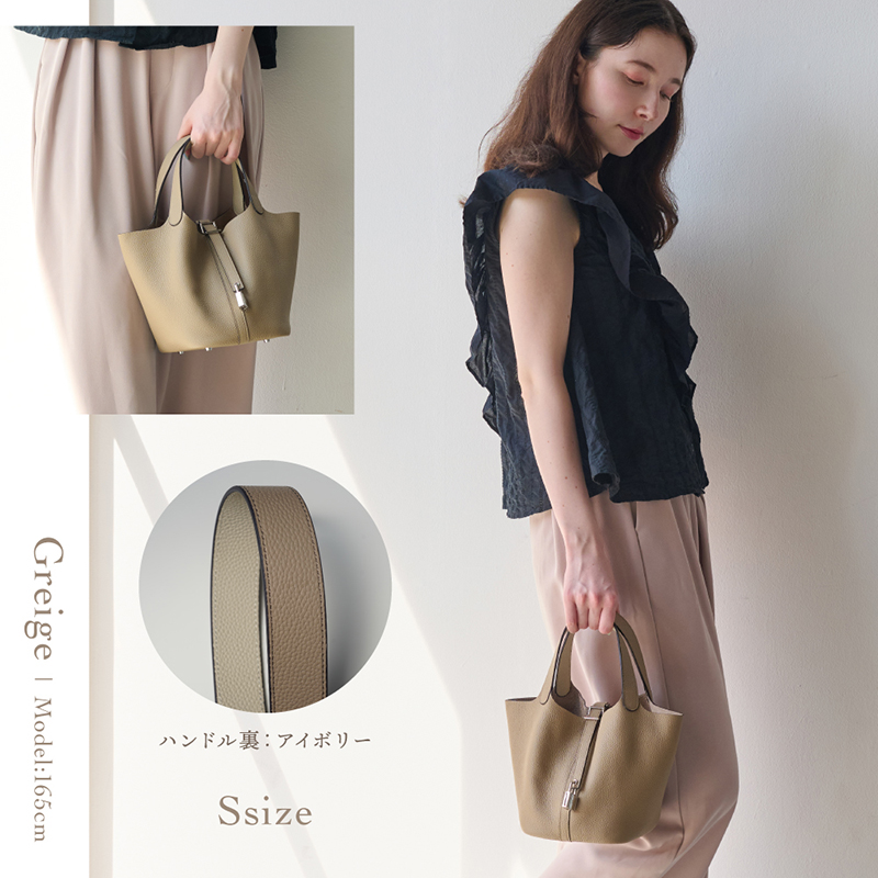 ハンドバッグ 本革 レディース キューブバッグ ミニバッグ バッグインバッグ付き ショルダーストラップ付き スカーフ 30代 40代 50代 ラシエム | LASIEM | 13