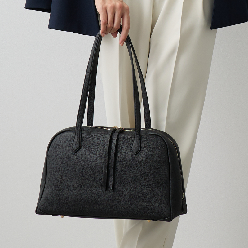 トートバッグ レディース A4 本革 通勤バッグ ハンドバッグ 黒 ボストンバッグ セレモニー フォーマルバッグ 30代 40代 50代 ラシエム | LASIEM | 01