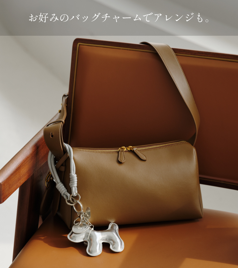 ショルダーバッグ レディース 斜めがけ 肩掛け 本革 軽量 軽い ペットボトルが入る ミニショルダーバッグ  ラシエム | LASIEM | 11