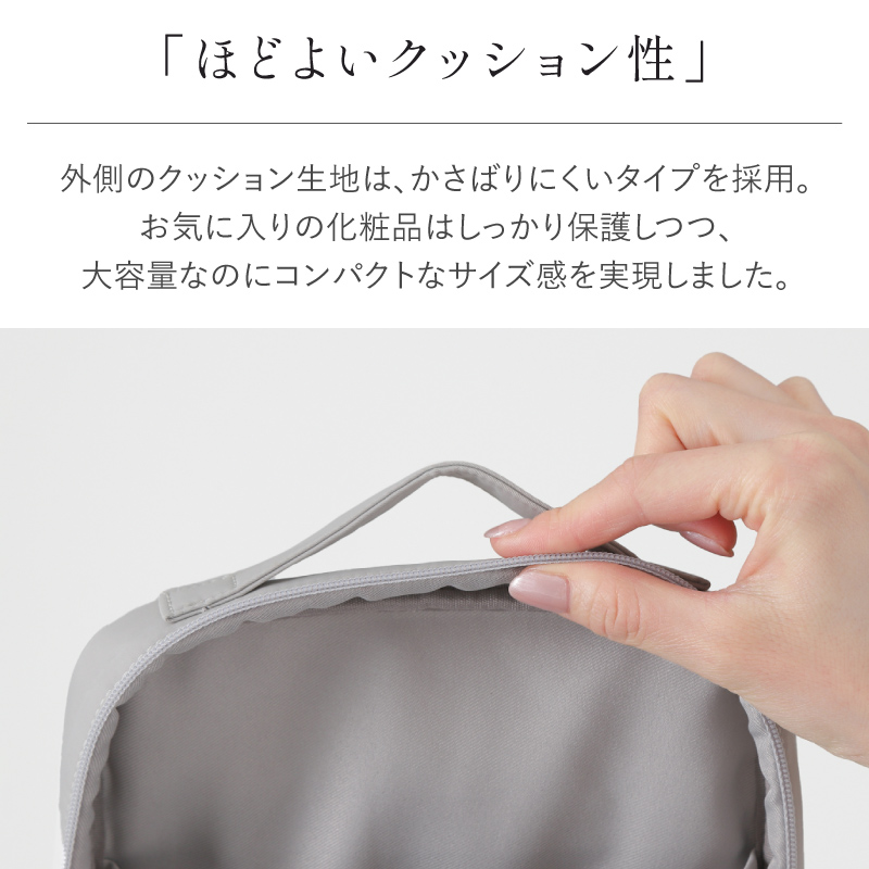 ＼1/3までクーポンで20％off／ポーチ メイクポーチ 大容量 自立 ブランド レザー ナイロン 大きめ 旅行 化粧品 小物入れ ラシエム | LASIEM | 21