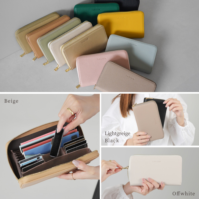 通帳ケース 磁気防止 印鑑も入る ブランド 革 大容量 スキミング防止 キャッシュカード おしゃれ レディース ラシエム | LASIEM | 29