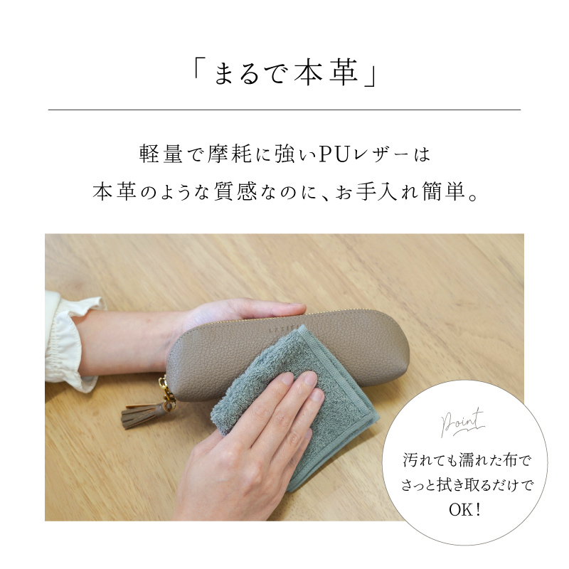 Amazon.co.jp: Kstarplus ペンケース 筆箱 本革 大人 大容量