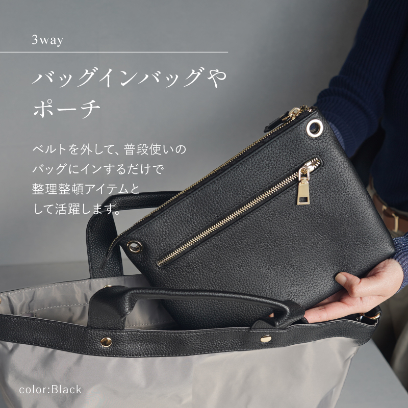 サコッシュ ショルダーバッグ レディース 本革 軽い ミニショルダー バッグ ブランド 30代 40代 50代 プレゼント ギフト ラシエム | LASIEM | 13