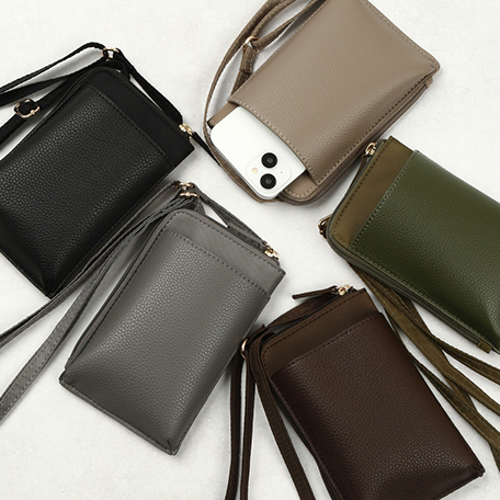 スマホショルダー レディース 軽量 ナイロン 財布 ブランド スマホポーチ スマホポシェット ラシエム爆買 | LASIEM | 21