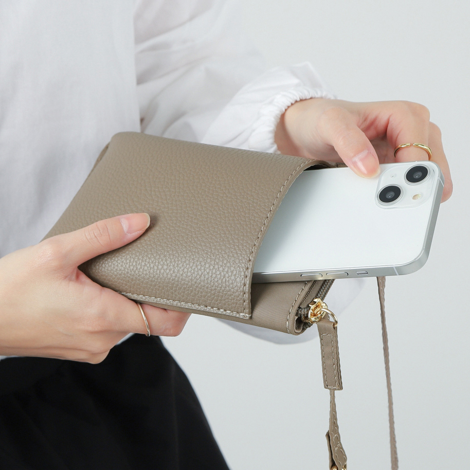 スマホショルダー レディース 軽量 ナイロン 財布 ブランド スマホポーチ スマホポシェット ラシエム爆買 | LASIEM | 22