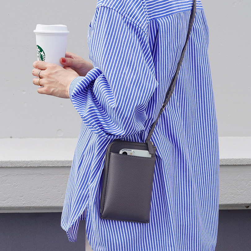 スマホショルダー レディース 軽量 ナイロン 財布 ブランド スマホポーチ スマホポシェット ラシエム爆買 | LASIEM | 23