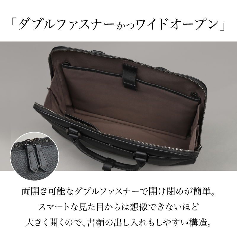 ビジネスバッグ メンズ 本革 ブリーフケース 軽量 自立 トートバッグ レザー メンズバッグ 30代 40代 50代 ラシエム |  | 11