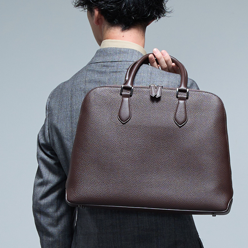 ビジネスバッグ メンズ 本革 ブリーフケース 軽量 自立 トートバッグ レザー メンズバッグ 30代 40代 50代 ラシエム |  | 04