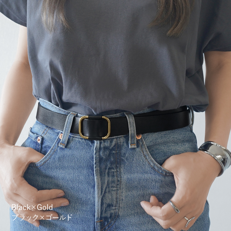 ＼1/3までクーポンで20％off／ベルト レディース 本革 レザー 長さ調節可能 サイズ調整 細い 細め スリム ジーンズ おしゃれ ラシエム | LASIEM | 17