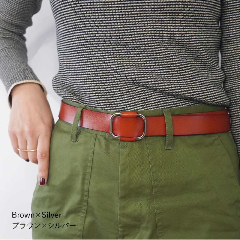 ＼1/3までクーポンで20％off／ベルト レディース 本革 レザー 長さ調節可能 サイズ調整 細い 細め スリム ジーンズ おしゃれ ラシエム | LASIEM | 22