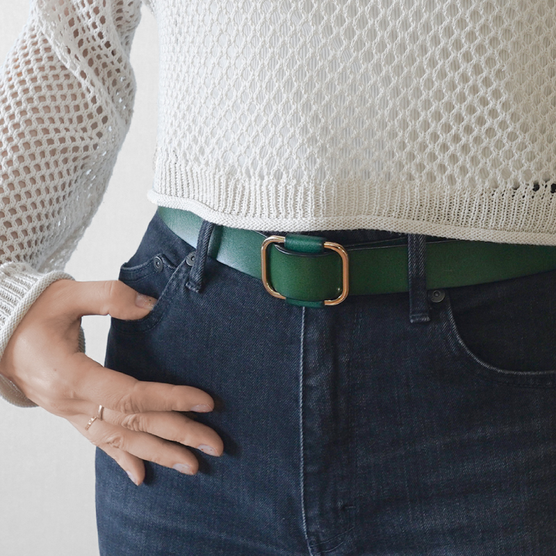 ＼1/3までクーポンで20％off／ベルト レディース 本革 レザー 長さ調節可能 サイズ調整 細い 細め スリム ジーンズ おしゃれ ラシエム | LASIEM | 06