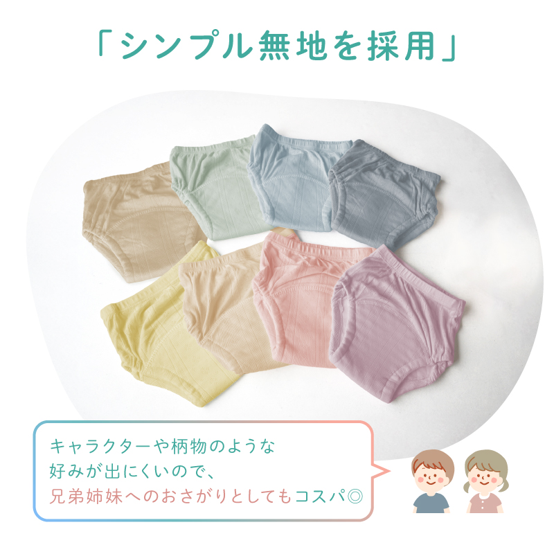 ＼1/3までクーポンで20％off／トレーニングパンツ トイトレ トレパン キッズ 保育園 幼稚園 6層 女の子 男の子 90 100 110 4枚組 ラシエム |  | 08
