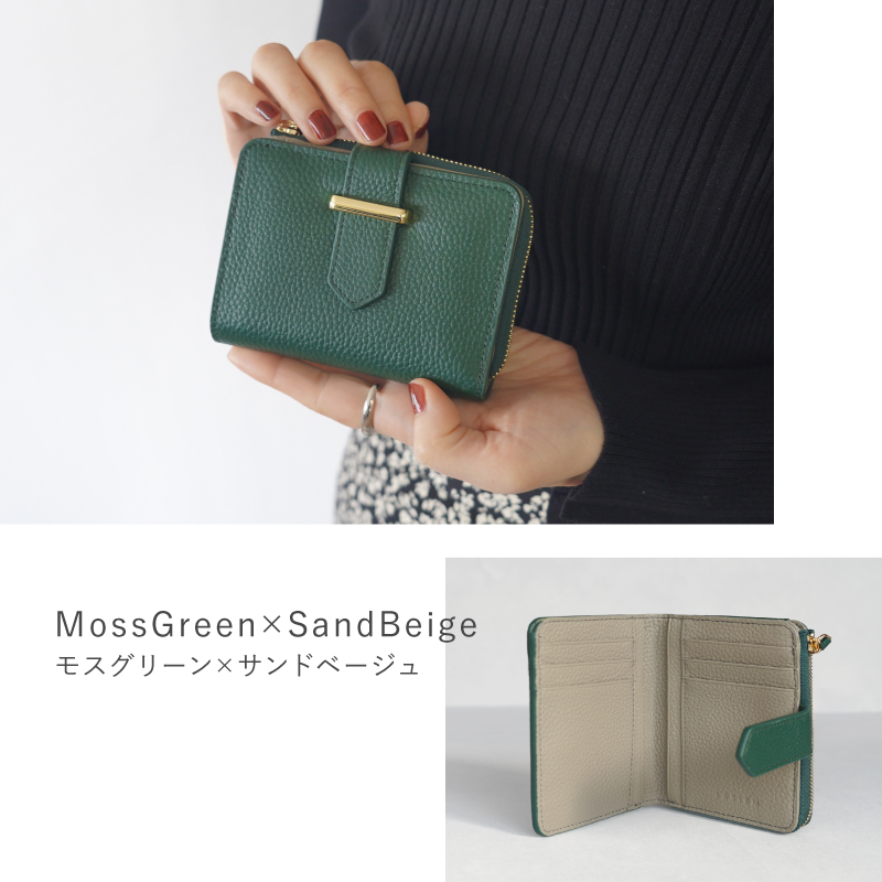 ＼1/3までクーポンで20％off／二つ折り財布 レディース 本革 ミニ財布 小さい財布 コンパクト ブランド 使いやすい 30代 40代 50代 ラシエム | LASIEM | 11