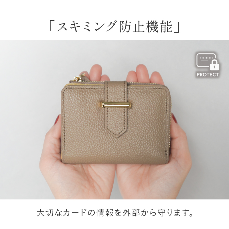＼1/3までクーポンで20％off／二つ折り財布 レディース 本革 ミニ財布 小さい財布 コンパクト ブランド 使いやすい 30代 40代 50代 ラシエム | LASIEM | 20