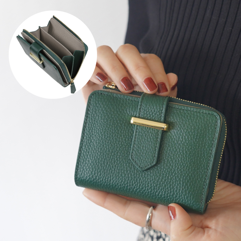 ＼1/3までクーポンで20％off／二つ折り財布 レディース 本革 ミニ財布 小さい財布 コンパクト ブランド 使いやすい 30代 40代 50代 ラシエム | LASIEM | 04