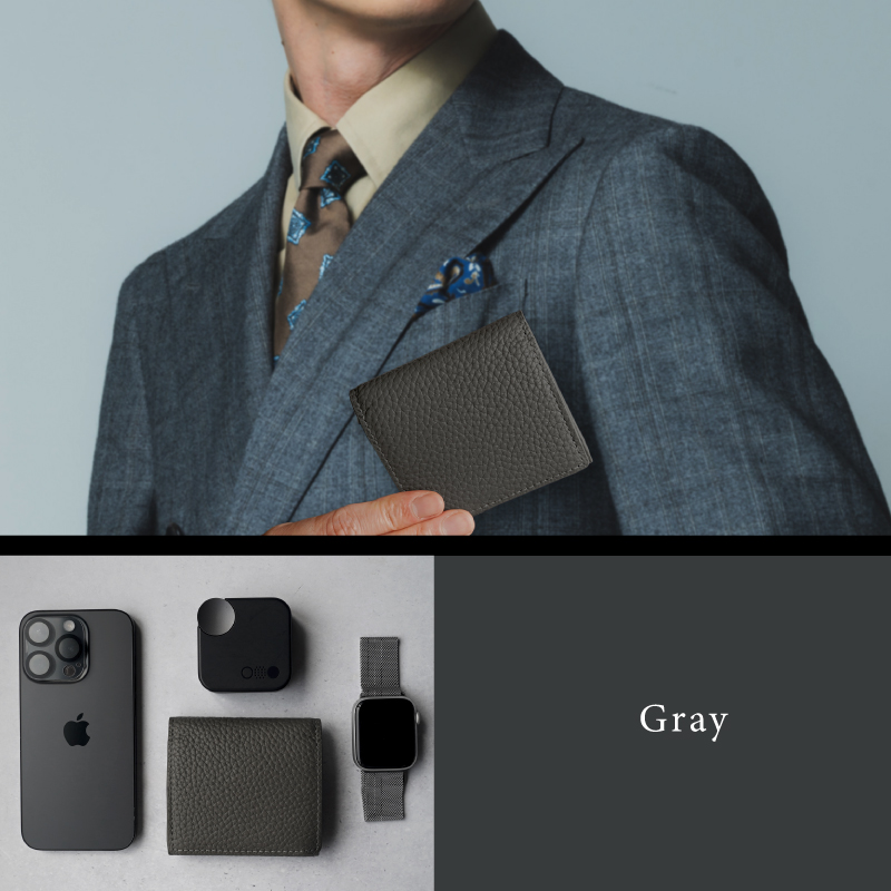 二つ折り財布 メンズ 本革 ミニ財布 薄型 小さい コンパクト 牛革 カード収納 30代 40代 50代 ラシエム | LASIEM | 15