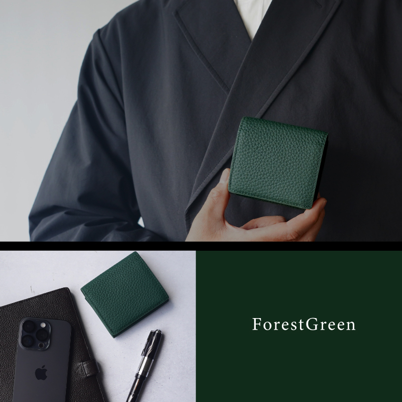 二つ折り財布 メンズ 本革 ミニ財布 薄型 小さい コンパクト 牛革 カード収納 30代 40代 50代 ラシエム | LASIEM | 16