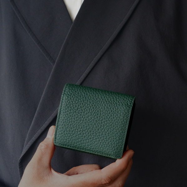 二つ折り財布 メンズ 本革 ミニ財布 薄型 小さい コンパクト 牛革 カード収納 30代 40代 50代 ラシエム | LASIEM | 02