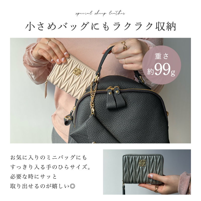 ミニ財布 レディース 本革 軽い 薄型 コンパクト 小さい財布 ブランド 使いやすい 30代 40代 50代 ラシエム | LASIEM | 16