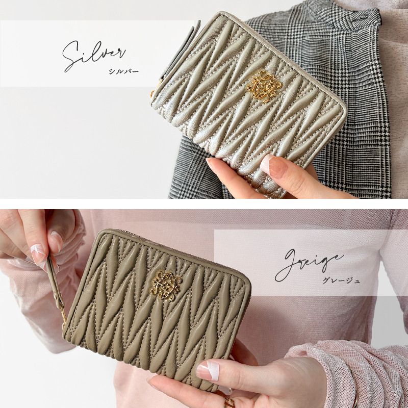 ミニ財布 レディース 本革 軽い 薄型 コンパクト 小さい財布 ブランド 使いやすい 30代 40代 50代 ラシエム | LASIEM | 23