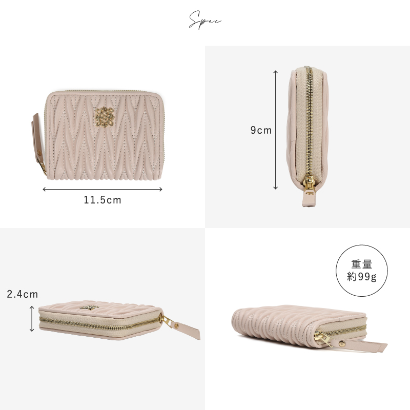 ミニ財布 レディース 本革 軽い 薄型 コンパクト 小さい財布 ブランド 使いやすい 30代 40代 50代 ラシエム | LASIEM | 26