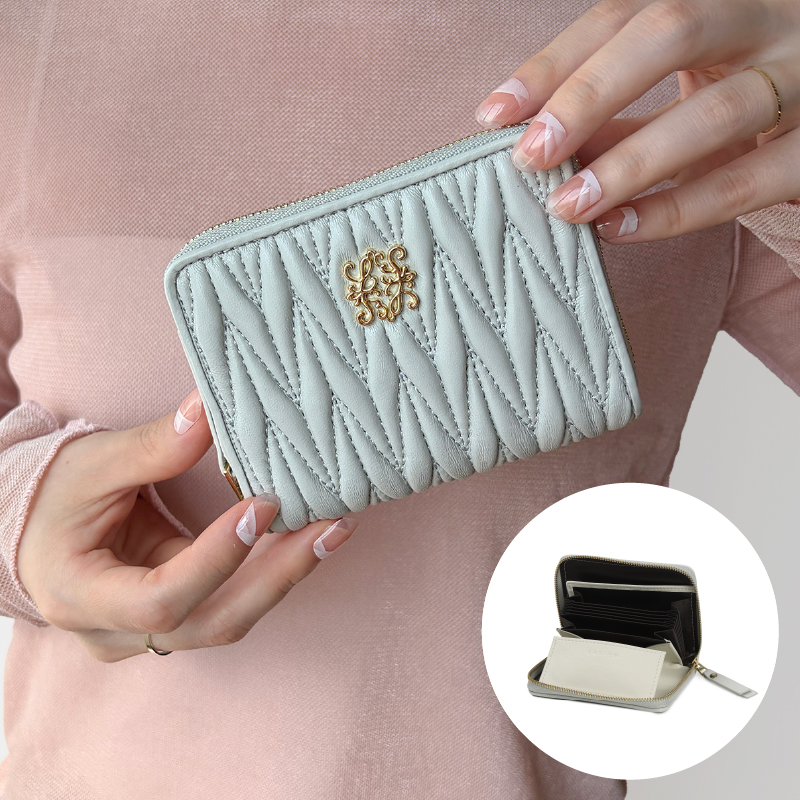 ミニ財布 レディース 本革 軽い 薄型 コンパクト 小さい財布 ブランド 使いやすい 30代 40代 50代 ラシエム | LASIEM | 07