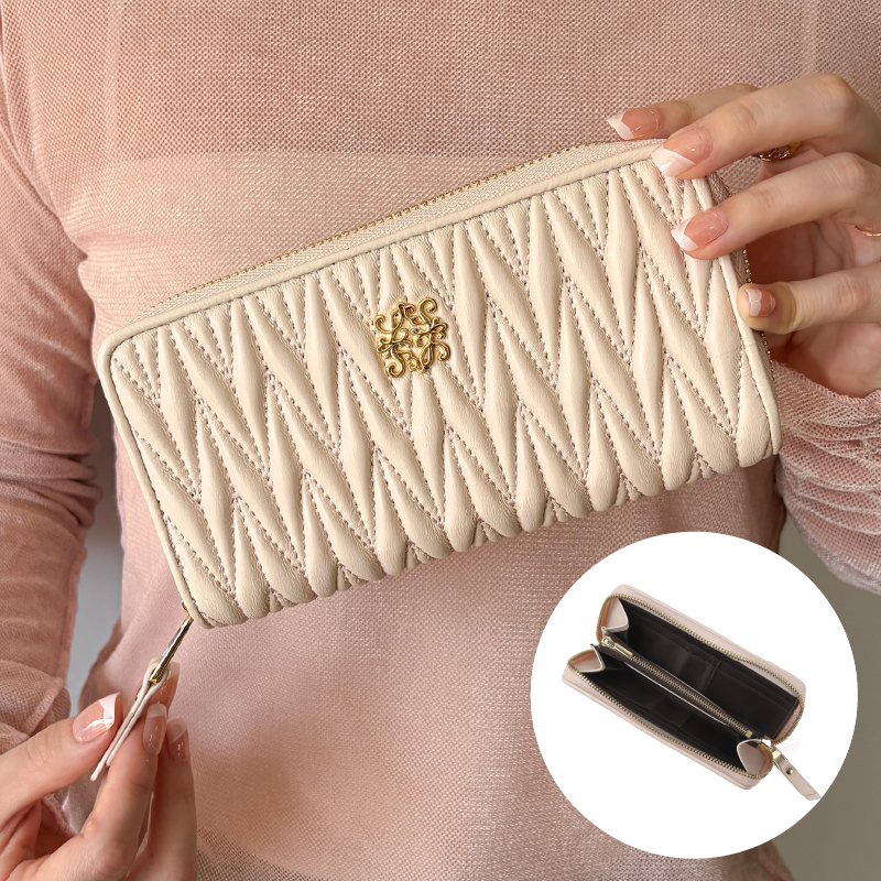 長財布 レディース 本革 軽い 薄型 コンパクト 小さい長財布 ブランド 30代 40代 50代 ラシエム | LASIEM | 08