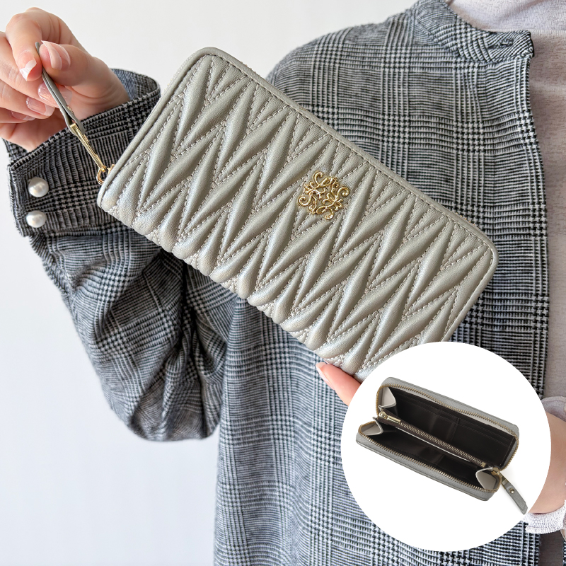 長財布 レディース 本革 軽い 薄型 コンパクト 小さい長財布 ブランド 30代 40代 50代 ラシエム | LASIEM | 04