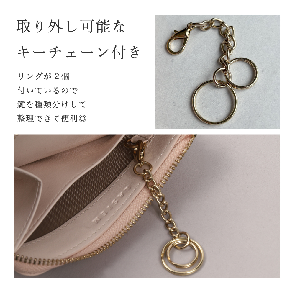 フラグメントケース レディース 本革 薄型 ミニ財布 小さい財布 スリム カードケース 30代 40代 50代 ラシエム | LASIEM | 17